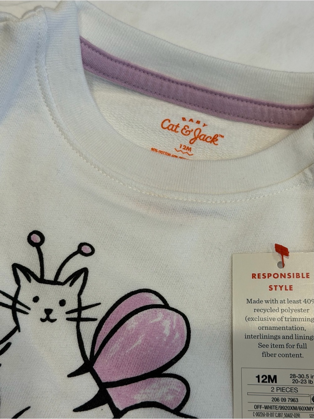 π€π NWT Cat & Jack Halloween Baby Outfit Bundle - Romper - Dress - Sweatsuit ππ€ - Picture 12 of 14